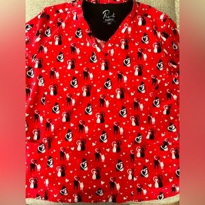 Womens scrub top size 2x